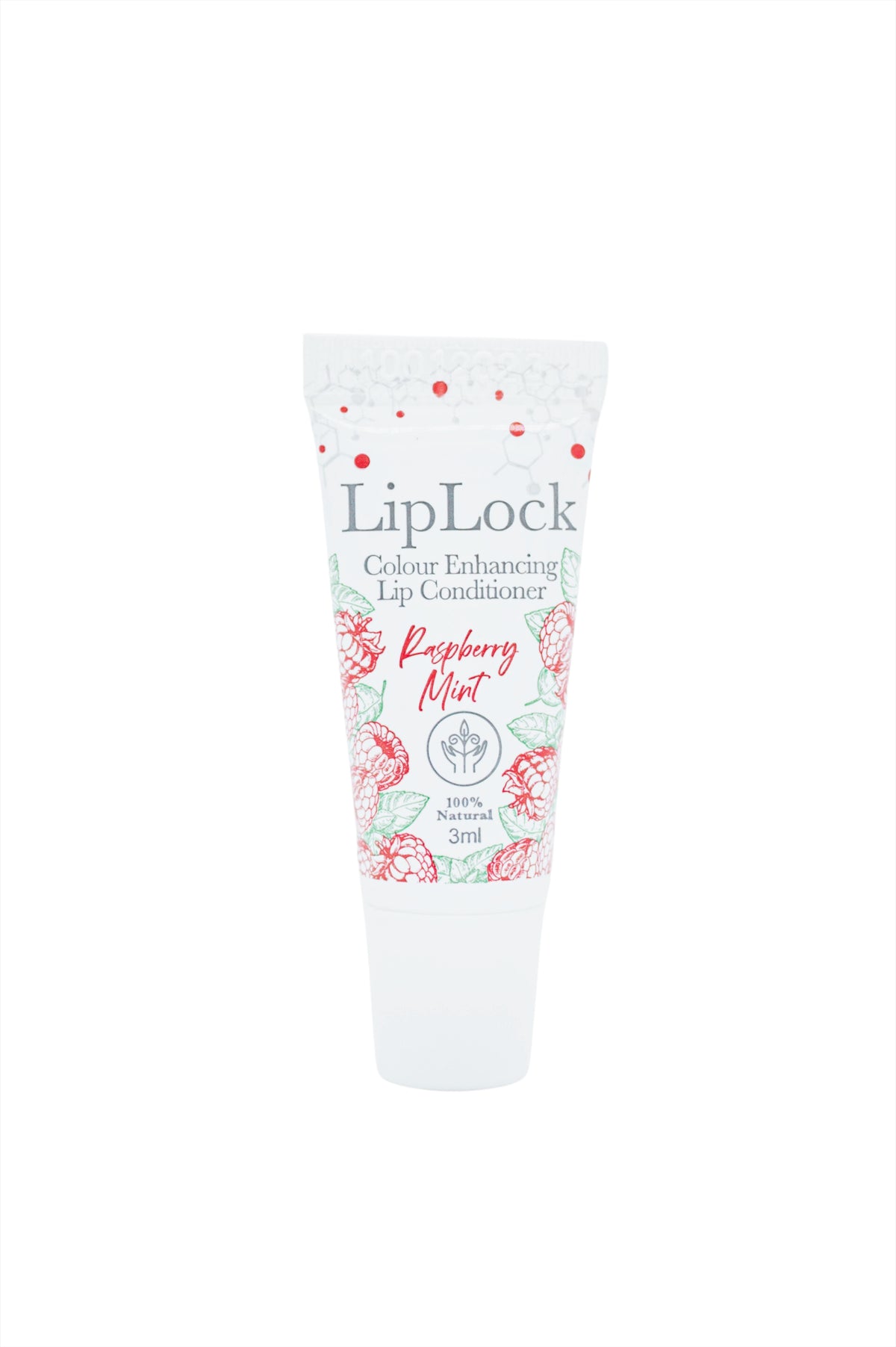 (5 Pack) Colour Enhancing - Raspberry Mint LipLock (3ml tube minis) - Membrane Post Care Products Inc.