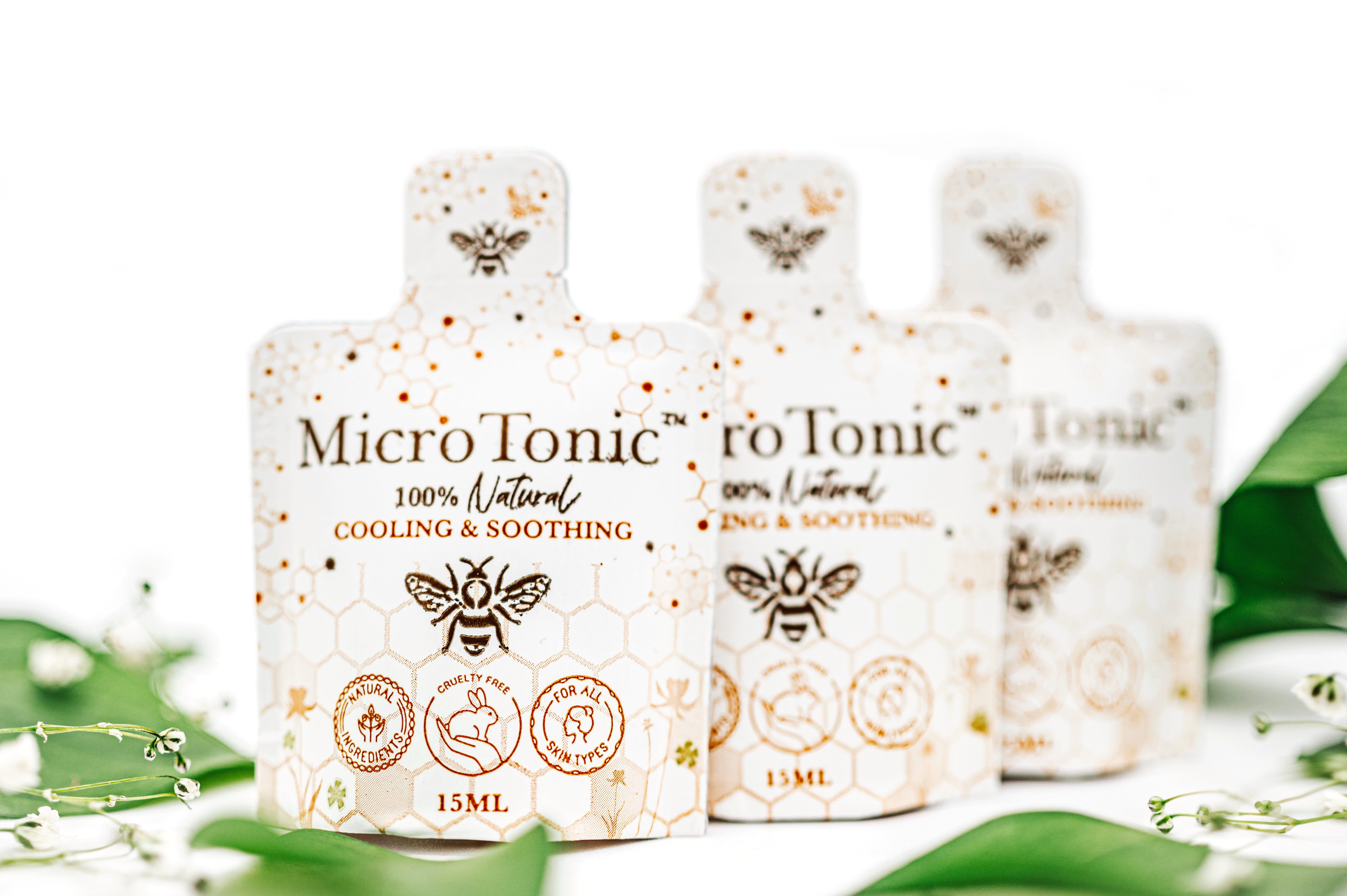 (10 Pack) MicroTonic Stand Up Pillow Packs - (15ml each) - Sampler Pack - Membrane Post Care Products Inc. (10 Pack) MicroTonic Stand Up Pillow Packs - (15ml each) - Sampler Pack - Membrane Post Care Products Inc.