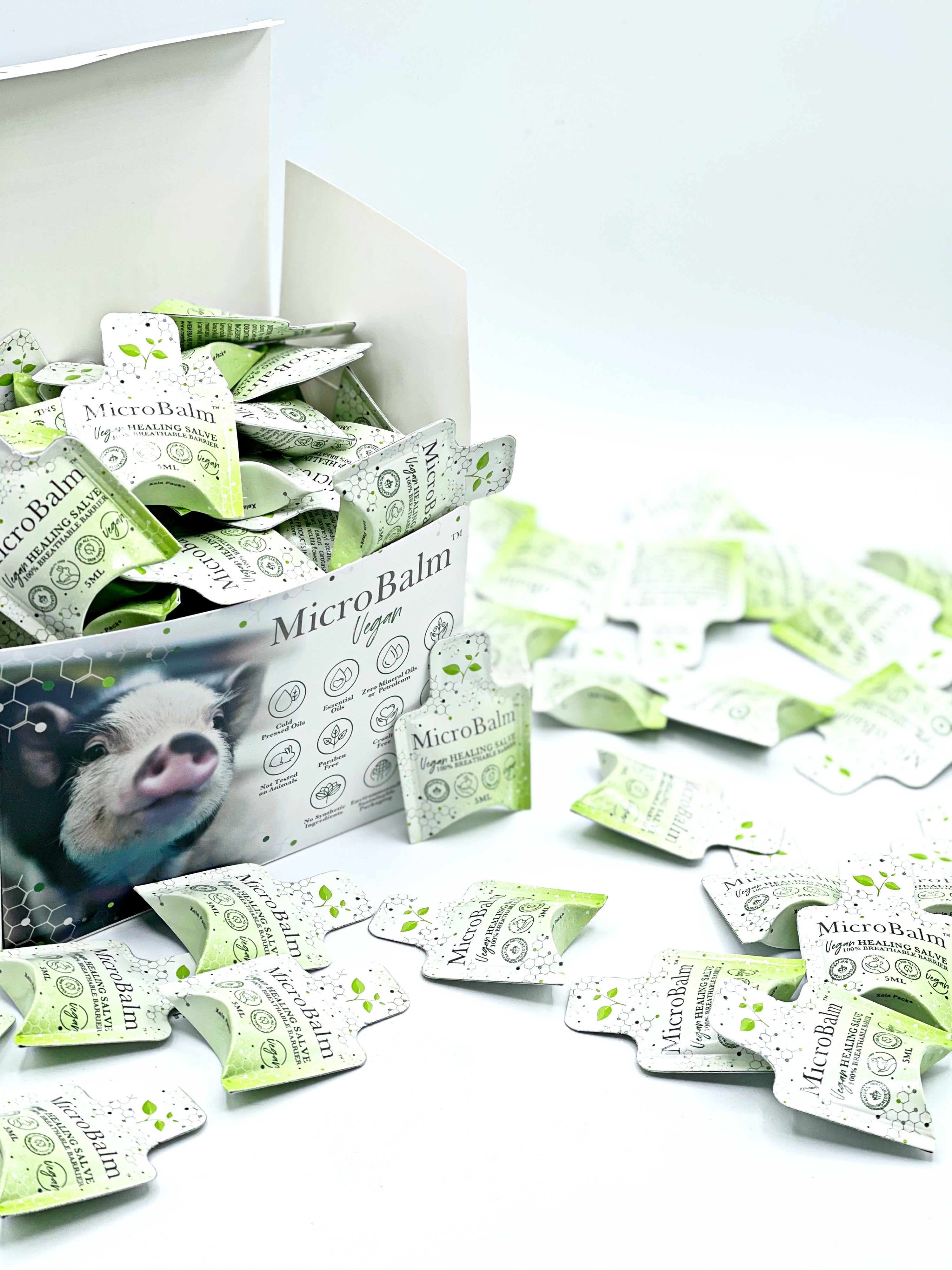 (60 Pack) MicroBalm VEGAN Pillow Packs (5ml each) - Membrane Post Care Products Inc. (60 Pack) MicroBalm VEGAN Pillow Packs (5ml each) - Membrane Post Care Products Inc.