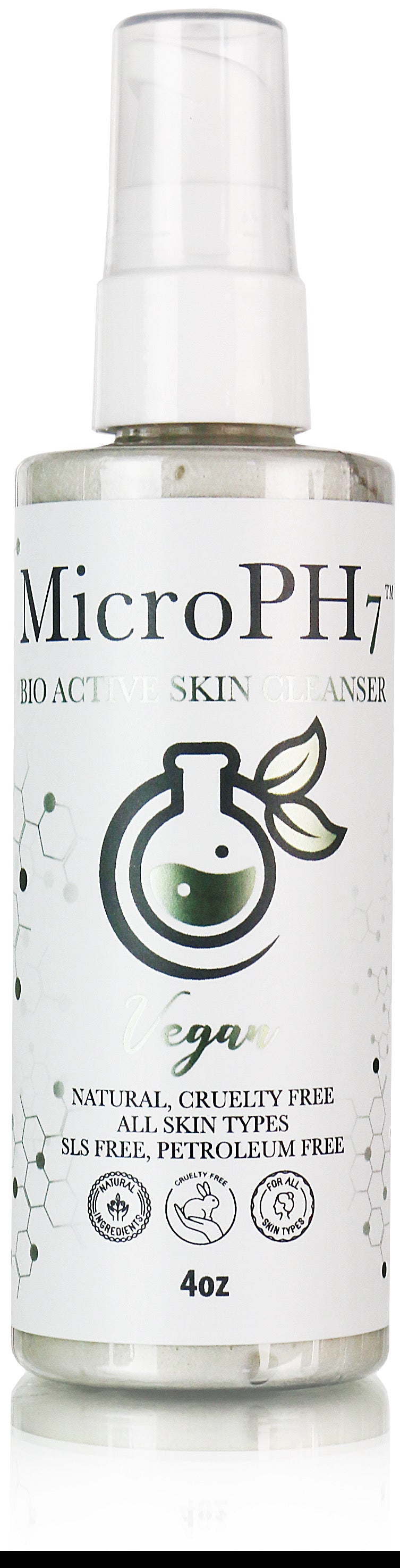 (4oz) MicroPH7 Bio-Active All Purpose Skin Cleanser - Membrane Post Care Products Inc. (4oz) MicroPH7 Bio-Active All Purpose Skin Cleanser - Membrane Post Care Products Inc.