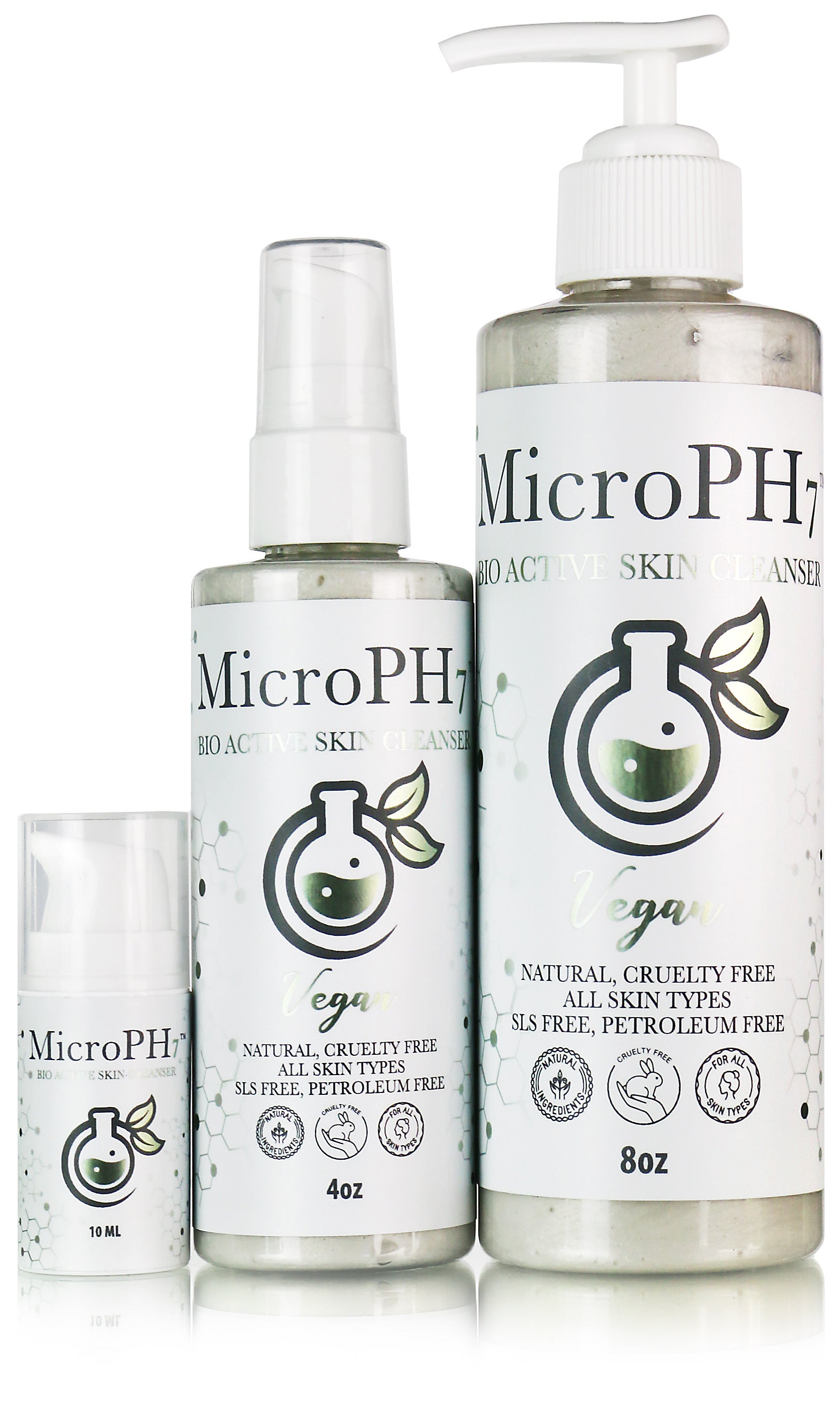 (4oz) MicroPH7 Bio-Active All Purpose Skin Cleanser - Membrane Post Care Products Inc.