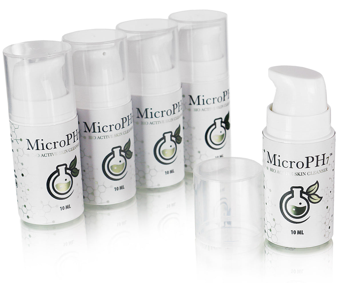 (5 Pack) MicroPH7 Bio-Active All Purpose Skin Cleanser - (10ml Minis) - Membrane Post Care Products Inc.