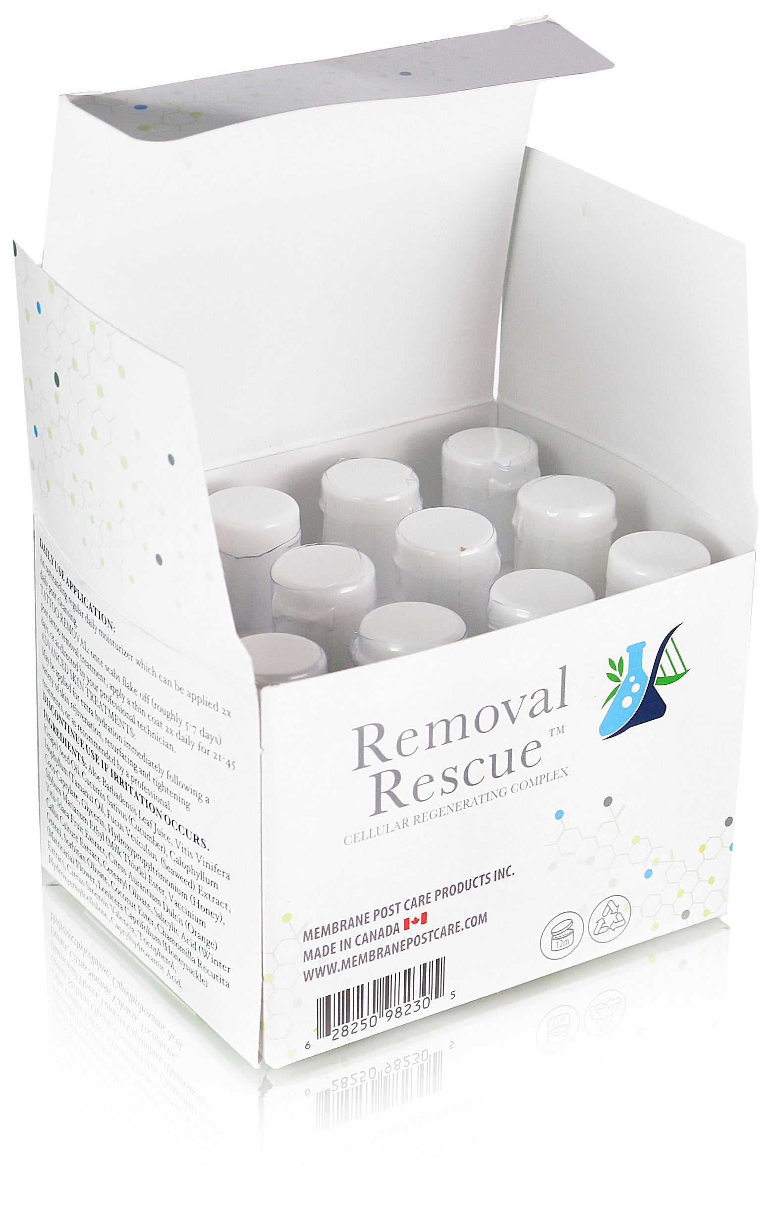 (12 Pack) Removal Rescue Minis (1/2oz each) - Membrane Post Care Products Inc. (12 Pack) Removal Rescue Minis (1/2oz each) - Membrane Post Care Products Inc.