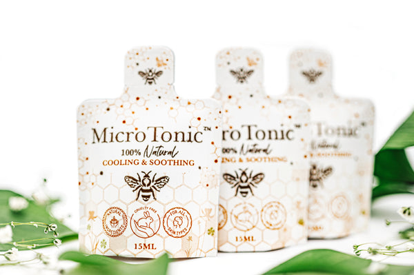 (30 Pack) MicroTonic Stand Up Pillow Packs - (15ml each) - Membrane Post Care Products Inc.