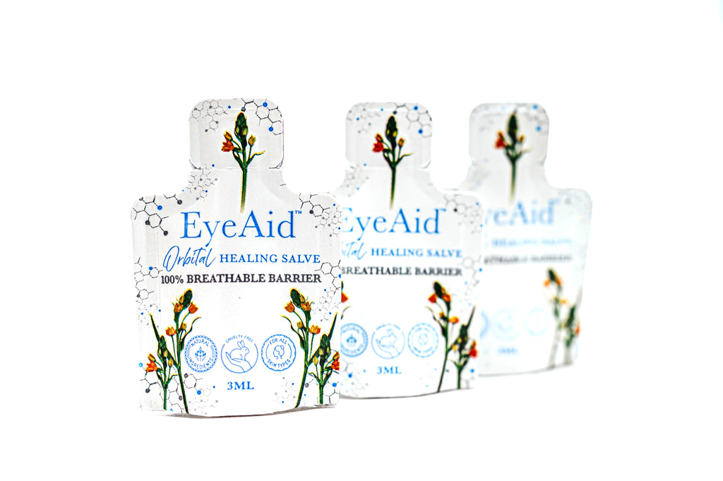 NEW (25 Pack) EyeAid Pillow Packs Boxed - (3ml each) - Membrane Post Care Products Inc.