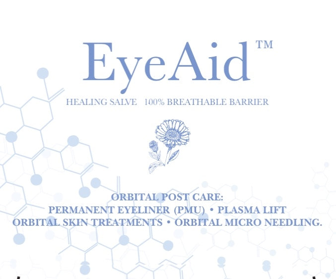 (25 Pack) EyeAid Box - (3ml Button Jars) - Membrane Post Care Products Inc.