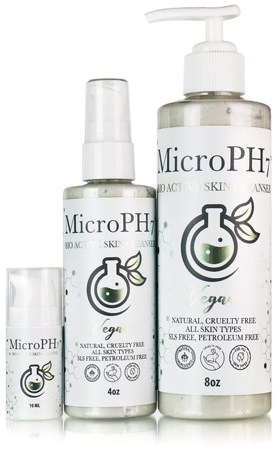 (5 Pack) MicroPH7 Bio-Active All Purpose Skin Cleanser - (10ml Minis) - Membrane Post Care Products Inc.