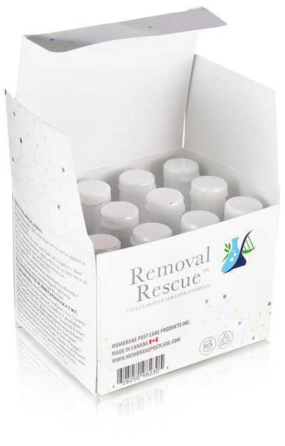 (12 Pack) Removal Rescue Minis (1/2oz each) - Membrane Post Care Products Inc.